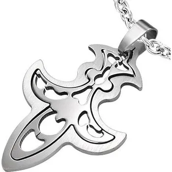 Přívěsek Ocelový přívěsek ve tvaru lilie