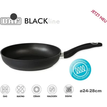 Pánev Titanová pánev Baf Black line 24 cm Indukce hluboka