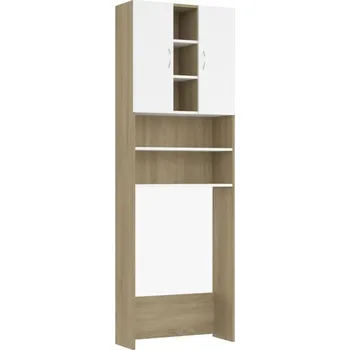 Koupelnový nábytek Skříňka nad pračku 64 x 25,5 x 190 cm