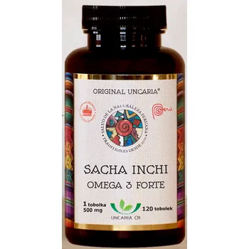Přírodní produkt Uncaria Sacha Inchi Omega 3 Forte 120 cps.