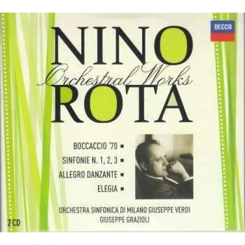 2CD Nino Rota: Orchestral Works: Boccaccio '70 · Sinfonie n. 1, 2, 3 · Allegro Danzante · Elegia 2017