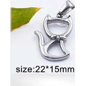 Přívěsek Kočka - 22x15cm - ocelový přívěsek