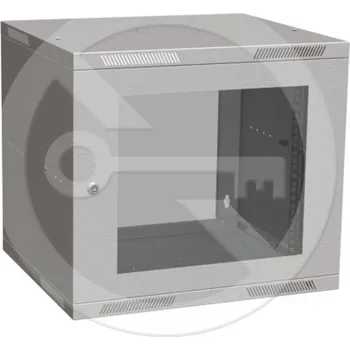 Rozvaděč SOLARIX Rozvaděč nástěnný skládaný SENSA LITE 9U 450mm, dveře sklo, RAL 7035 SENSA-L-9U-545-11-G 83000103