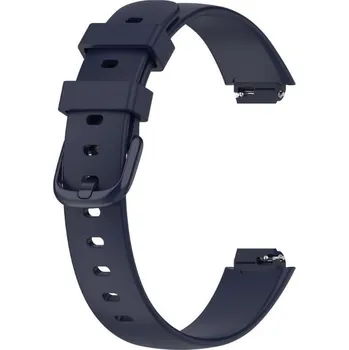 Příslušenství k chytrým hodinkám eses Silikonový řemínek pro Fitbit Inspire 3 - Velikost L, tmavě modrý