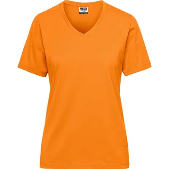 Dámské tričko JAMES & NICHOLSON Triko CASANDRA BIO LADY 160g, různé barvy Velikost XXXL orange