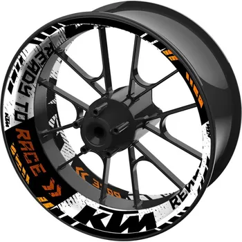 Polep vozidla jednodílné polepy na kola KTM READY TO RACE mst_SM-CP17KM-B01C02
