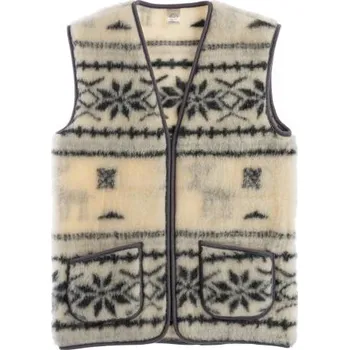 Dámská vesta Vesta Merino Norway modrá zip L