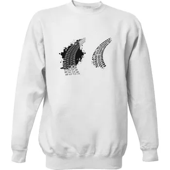 Pánská mikina Mikina bez kapuce Unisex s potiskem Mikina stopa Pneu pánské