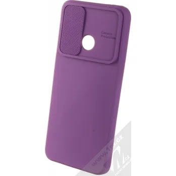 Pouzdro na mobilní telefon 1Mcz CamShield Soft ochranný kryt pro Xiaomi Redmi 10C, Redmi 10 Power fialová (violet)