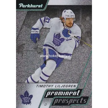 Sběratelská karetní hra insert RC karta TIMOTHY LILJEGREN 20-21 Parkhurst Prominent Prospects číslo PP3