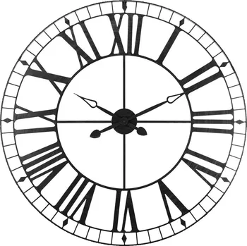 Hodiny Atmosphera Nástěnné hodiny v retro stylu 88 cm černé