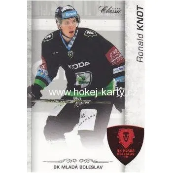 Sběratelská karetní hra paralel karta RONALD KNOT 17-18 OFS Classic Ser. 1 Red /29