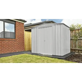 Zahradní domek Plechový zahradní domek GLOBEL Dream 8x6 234 x 175 cm stříbrný
