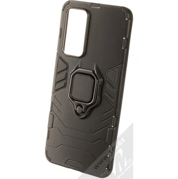Pouzdro na mobilní telefon 1Mcz Armor Ring odolný ochranný kryt s držákem na prst pro Xiaomi 12 Lite 5G černá (black)