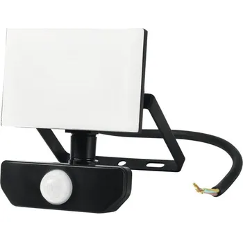 LED reflektor IP54 10W 940lm 4000K černý se senzorem pohybu