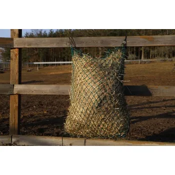 Síť na seno Nástěnná síť na seno, 150 X 100 cm, oko 3 cm, BEZUZLOVÝ POLYAMID