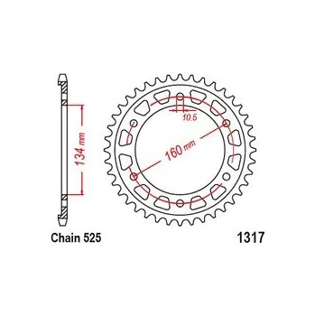 Řetězová sada pro motocykl Rozeta HONDA NT 1100 rok 22-24