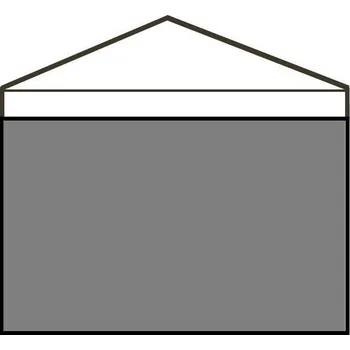 Zahradní stan boční stěna k nůžkovému stanu 2 m plná - různé barvy - šedá