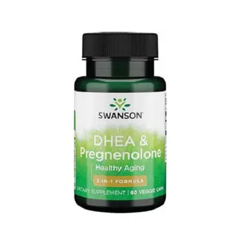 Přírodní produkt Swanson DHEA and Pregnenolone Complex 60 cps.