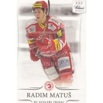 Sběratelská karetní hra paralel karta RADIM MATUŠ 14-15 OFS Classic Ser. 2 Rainbow /125