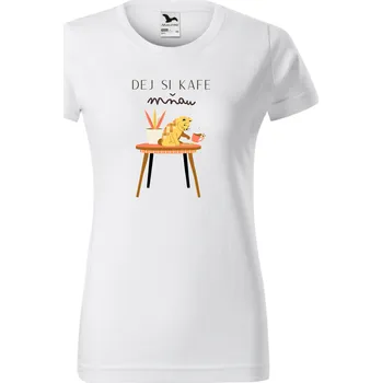 Dámské tričko - Dej si kafe mňau Velikost: 2XL