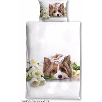 Povlečení POVLEČENÍ fototisk 3D efekt PEJSEK