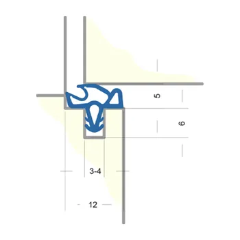 Stavební profil Profil 5990 EV (hnědá rustik / 2 x 50 m / karton 100 m / 100m)