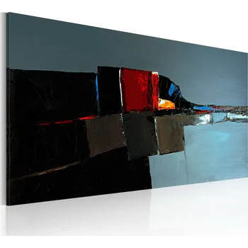 Obraz Artgeist Ručně malovaný obraz 120 x 60 cm Abstraktní slon