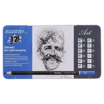 Ołówek do szkicowania 8B-2H 12szt