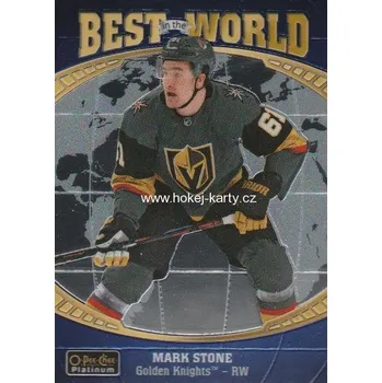 Sběratelská karetní hra insert karta MARK STONE 19-20 OPC Platinum Best in the World číslo BW-11