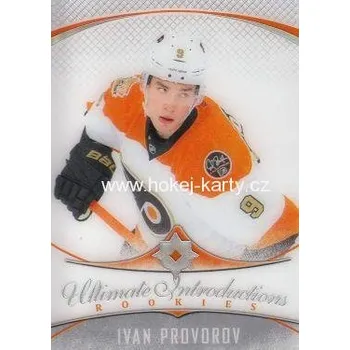 Karetní hra insert RC karta IVAN PROVOROV 16-17 UD Ultimate Introductions Rookies číslo 87