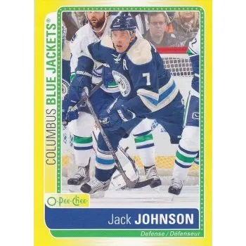 Sběratelská karetní hra insert karta JACK JOHNSON 13-14 OPC Stickers číslo S-JJ