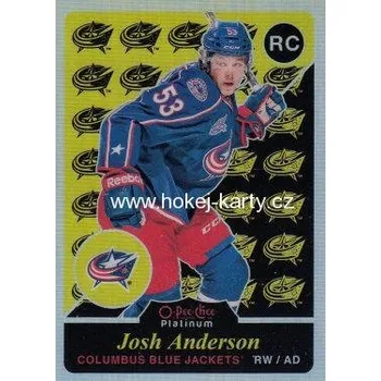 Sběratelská karetní hra insert RC karta JOSH ANDERSON 15-16 OPC Platinum Retro Rainbow číslo R87