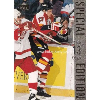 Sběratelská karetní hra insert karta GERMAN TITOV 95-96 UD Special Edition Gold číslo SE14