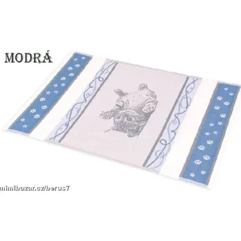 Utěrka UTĚRKA BAMBUS KOČKA modrá