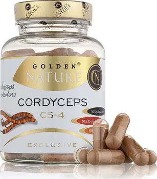 Přírodní produkt Golden Nature Cordyceps CS-4 Exclusive 100 cps.