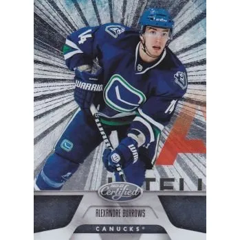 Sběratelská karetní hra paralel karta ALEXANDRE BURROWS 11-12 Certified Silver číslo 64