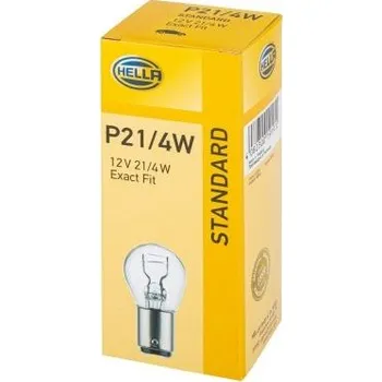 Autožárovka Hella 8GD 004 772-121 Žárovka 12V P21/4W BAZ15d