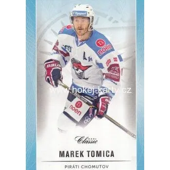 Sběratelská karetní hra paralel karta MAREK TOMICA 16-17 OFS Classic Ser. 1 Blue /50