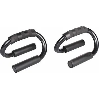 Merco Sigma ocelové opěrky na kliky černé 2 ks