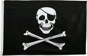 Vlajka Rothco Pirátská vlajka Jolly Roger 90 x 150 cm