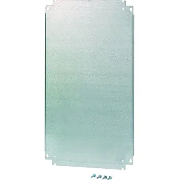 Rozvaděč Hager Electro FL404A Mont. deska z plného plechu, Orion plus System C 350x300