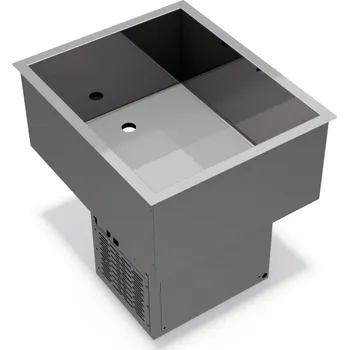 Výčepní technika Melon Chlazený dřez na pivní sklo 800x500 hl. 300 mm s aktivním chlazením