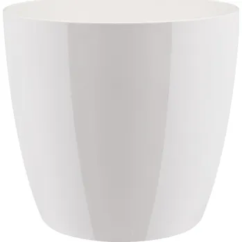 Obal na květináč Obal Brussels Diamond - white 30 cm