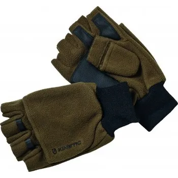 Rukavice Rybářské rukavice Kinetic Wind Stop Fold Over Mitt Army Green XL