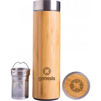 Konvice na čaj Genesis Bambusová lahev se sítkem (500 ml)
