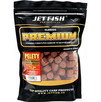 JET FISH Pelety Premium Clasicc Mango Meruňka 700g 18mm (JET FISH Pelety Premium Clasicc Mango Meruňka 700g 18mm)