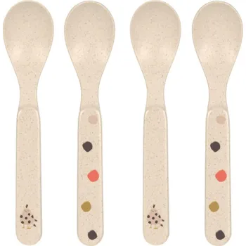 dětská jídelní sada Lässig Lžičky Spoon Set PP/Cellulose Little Mateys spicy orange