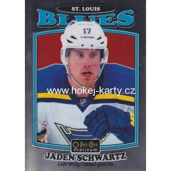Karetní hra paralel karta JADEN SCHWARTZ 16-17 OPC Platinum Retro číslo R-23