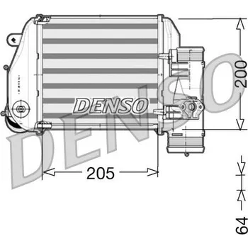 Chladič motoru Chladič turba DENSO DIT02024